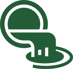 sewage treatment icon green